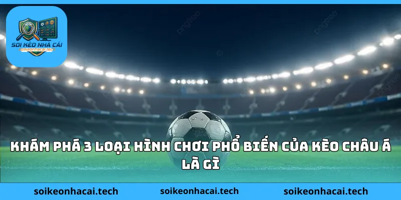 Khám phá 3 loại hình chơi phổ biến của kèo châu Á là gì