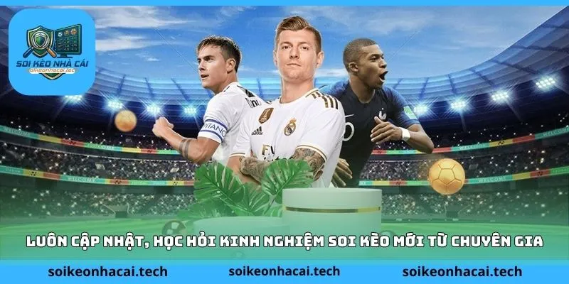 Luôn cập nhật, học hỏi kinh nghiệm soi kèo mới từ chuyên gia